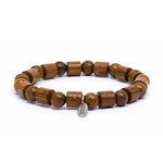 Load image into Gallery viewer, Men&#39;s palm tree wood bracelet
