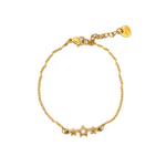 Load image into Gallery viewer, Gold plated steel star bracelet
