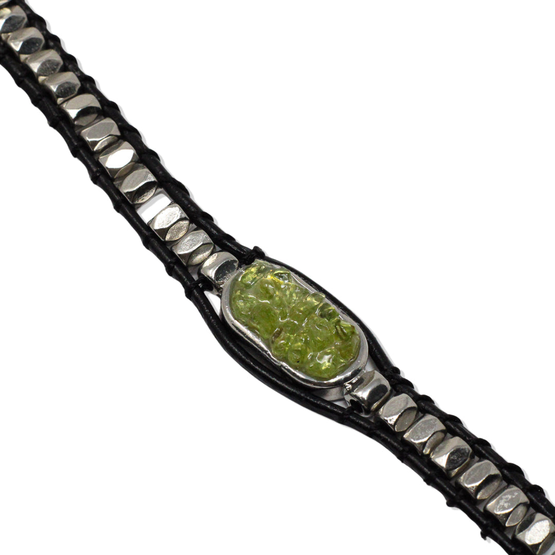 Red mountain peridot bracelet