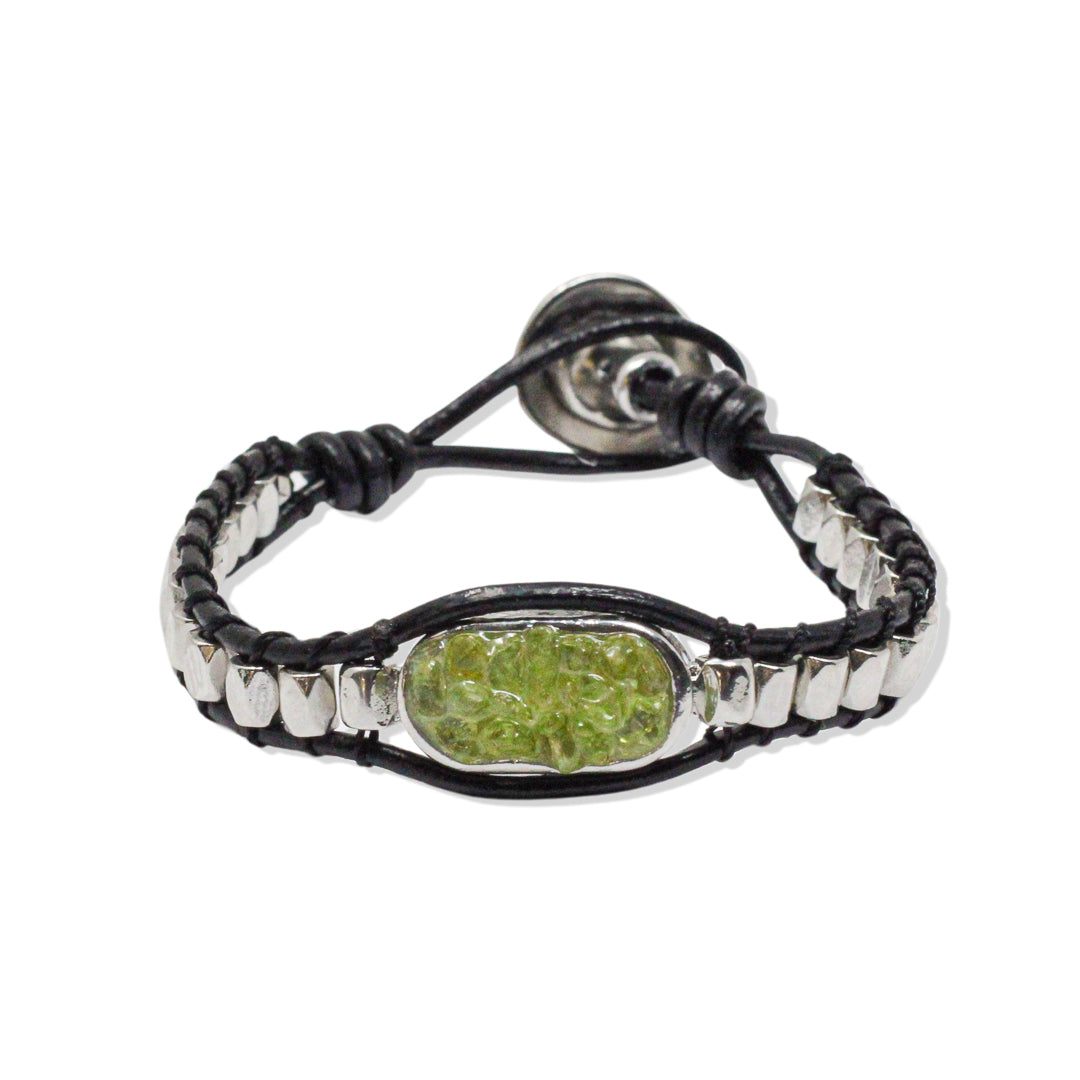 Red mountain peridot bracelet