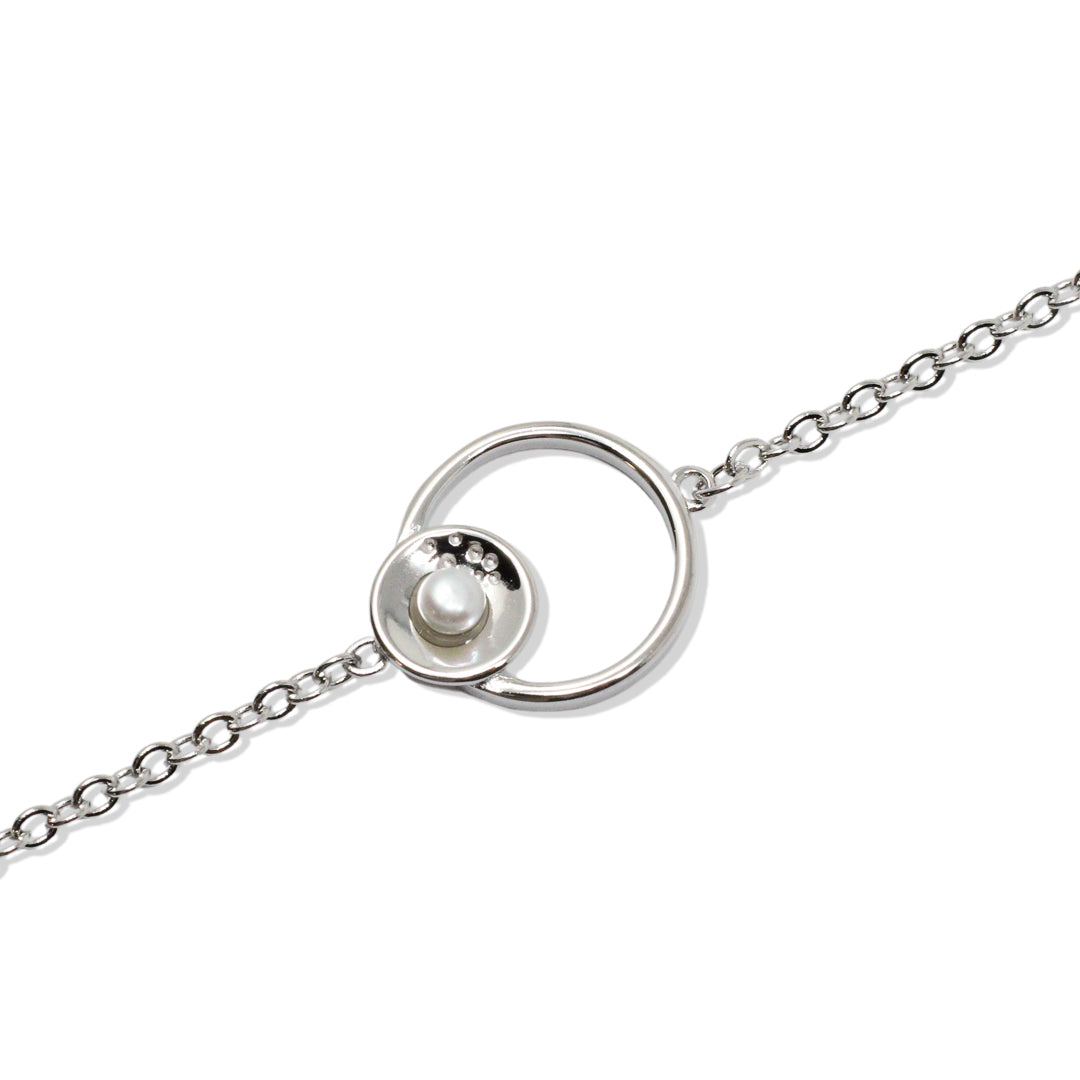 Pulsera de Plata con Perla