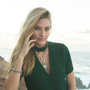 Colgante redondo olivina