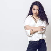 Pulsera olivina y cuero conjunto