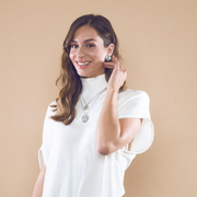 Pendiente redondo olivina