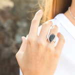 Load image into Gallery viewer, Tajinaste lava adaptable ring
