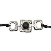 Pulsera cuadrado central lava