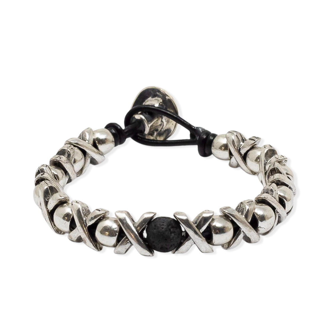 Lava ball zamak bracelet