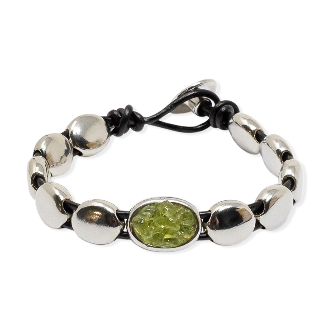 peridot bracelet