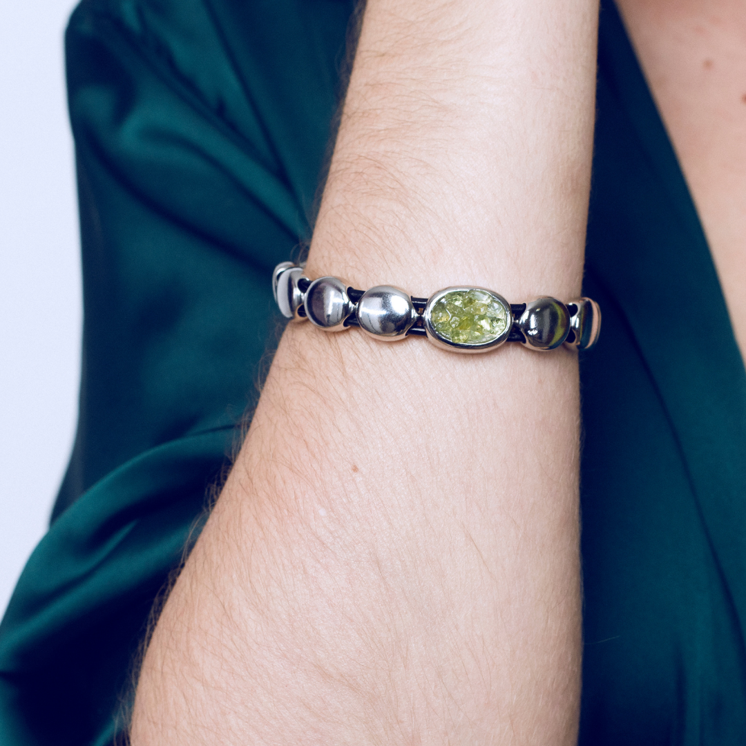 peridot bracelet