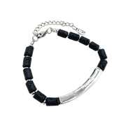 Pulsera de lava cilindros