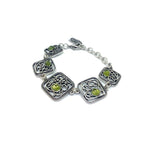 Load image into Gallery viewer, Roque nublo peridot bracelet
