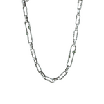 Load image into Gallery viewer, Link necklace with peridot
