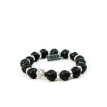 Load image into Gallery viewer, Buddha lava beads bracelet
