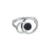 Anillo plata circulo doble 2 lava